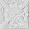 Ekena Millwork 2 3/8"W x 2 3/8"H x 1/2"P Palmetto Beaded Rosette ROS02X02PM - alternate 1